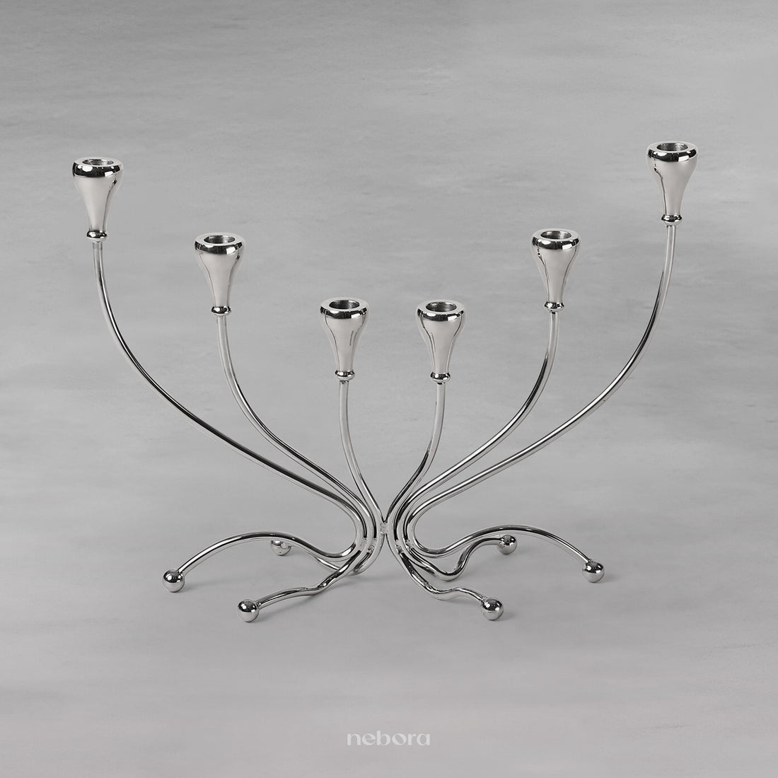Ribbon Candelabrum 6 Tall