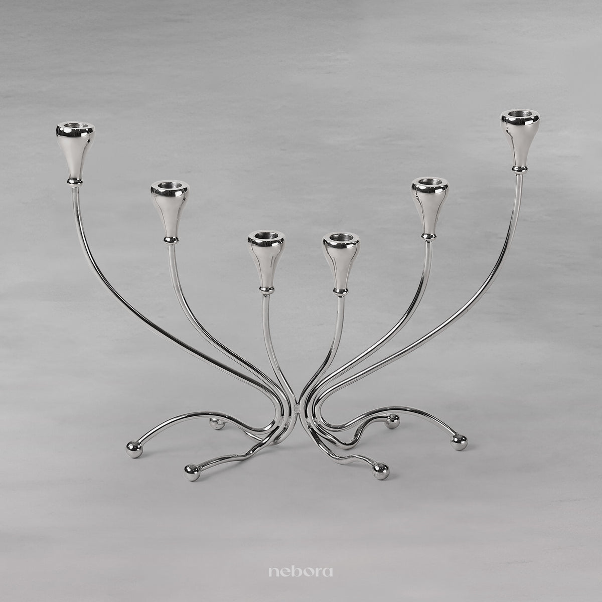 Ribbon Candelabrum 6 Tall