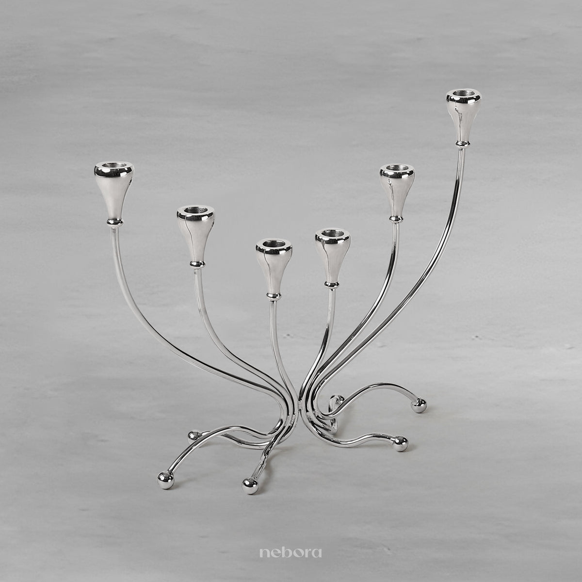 Ribbon Candelabrum 6 Tall