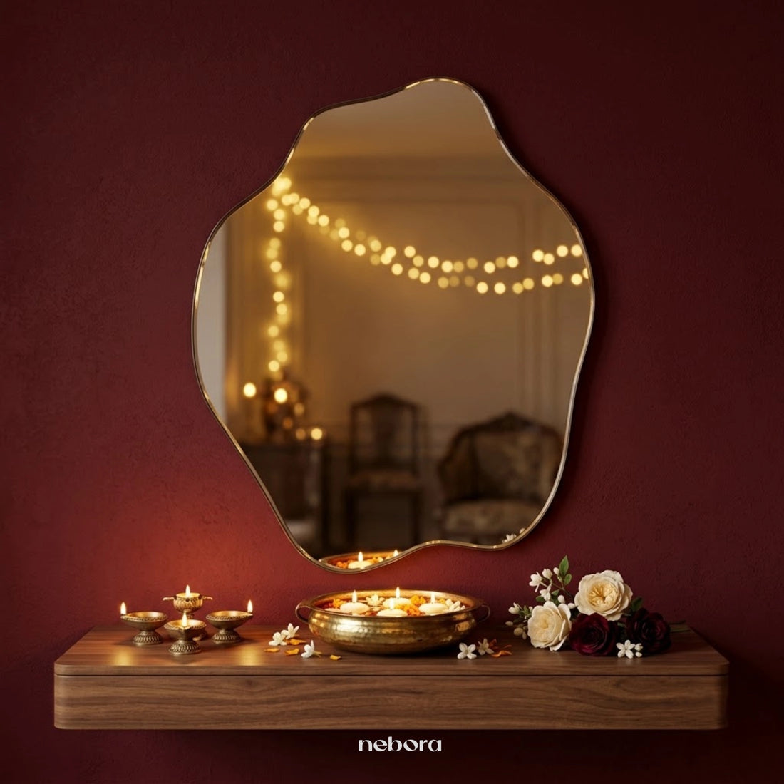 Wavon Wall Mirror | Wall Mirrors - Nebora