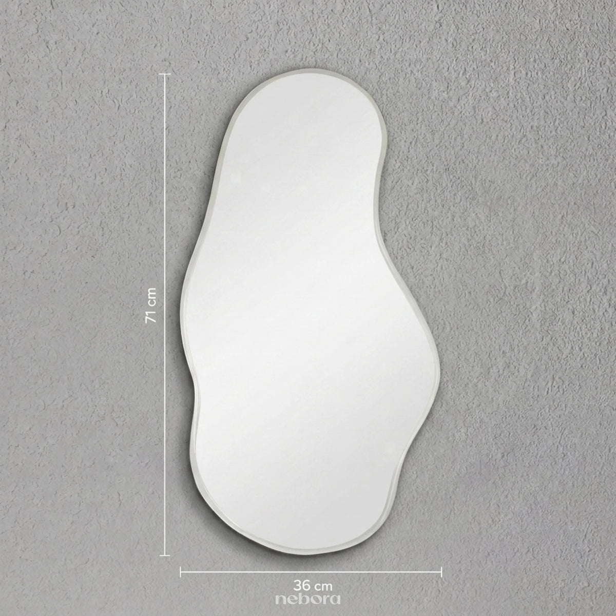 Glacia Wall Mirror | Wall Mirrors - Nebora