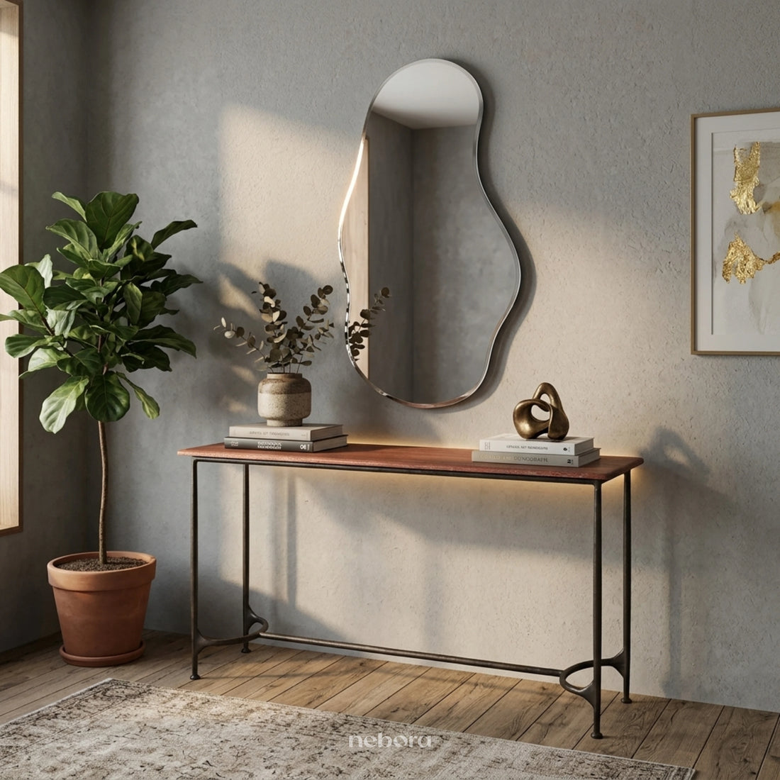 Glacia Wall Mirror | Wall Mirrors - Nebora