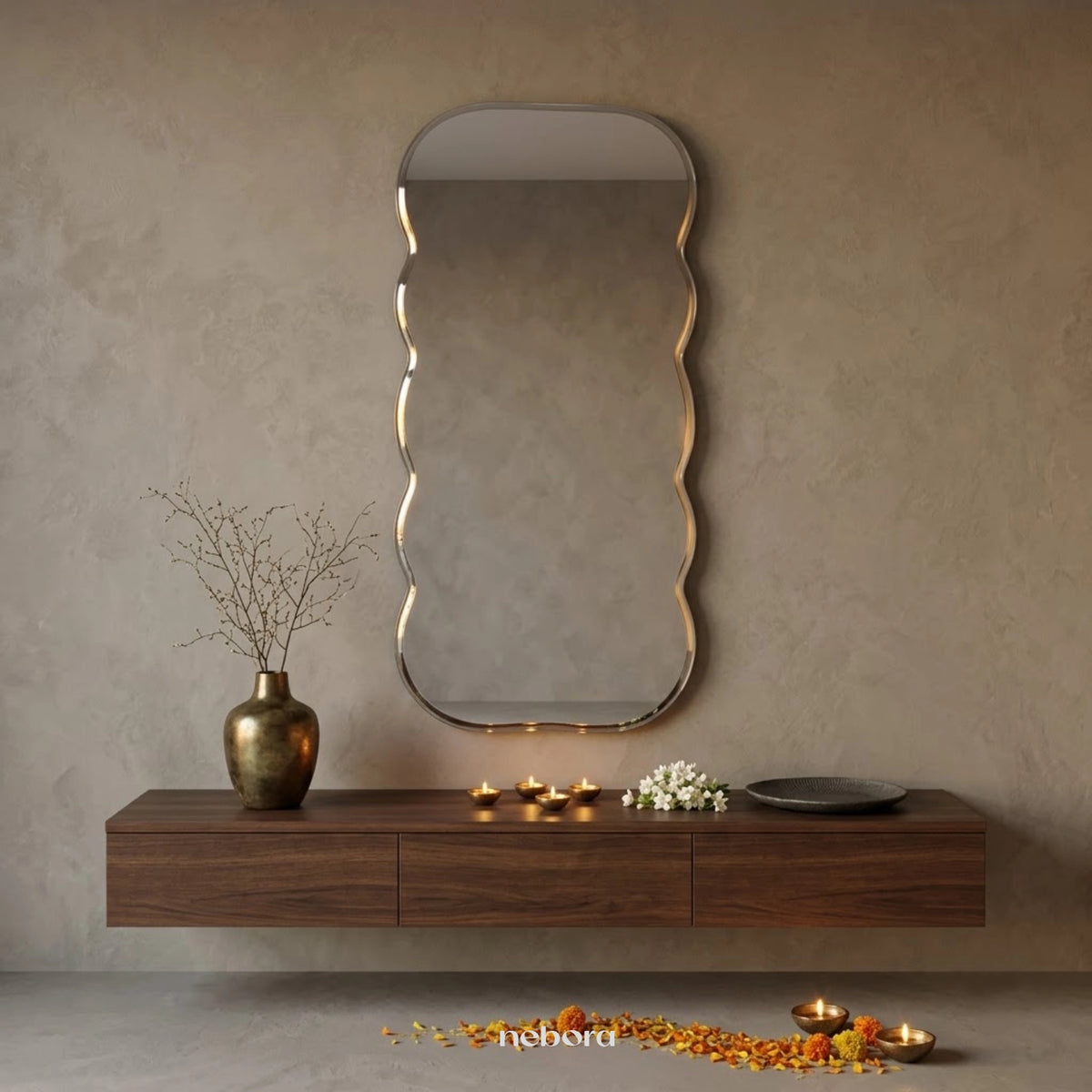 Flurion Wall Mirror | Wall Mirrors - Nebora