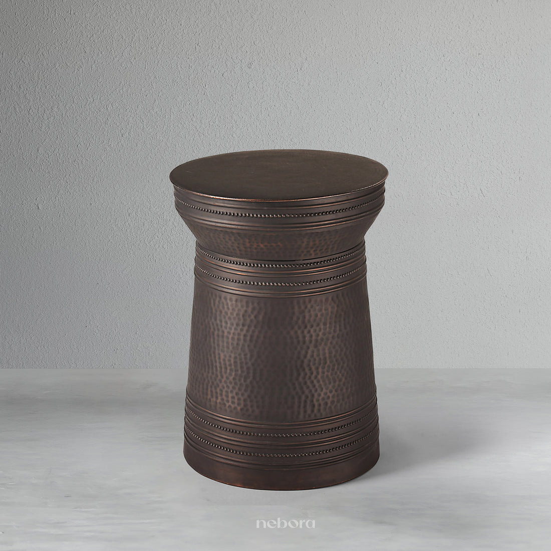 Ravenna Metal Drum Side Table