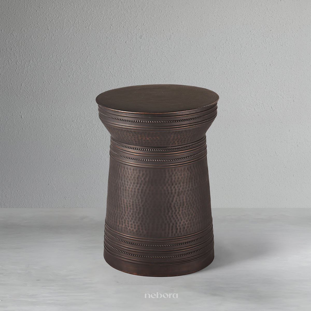 Ravenna Metal Drum Side Table