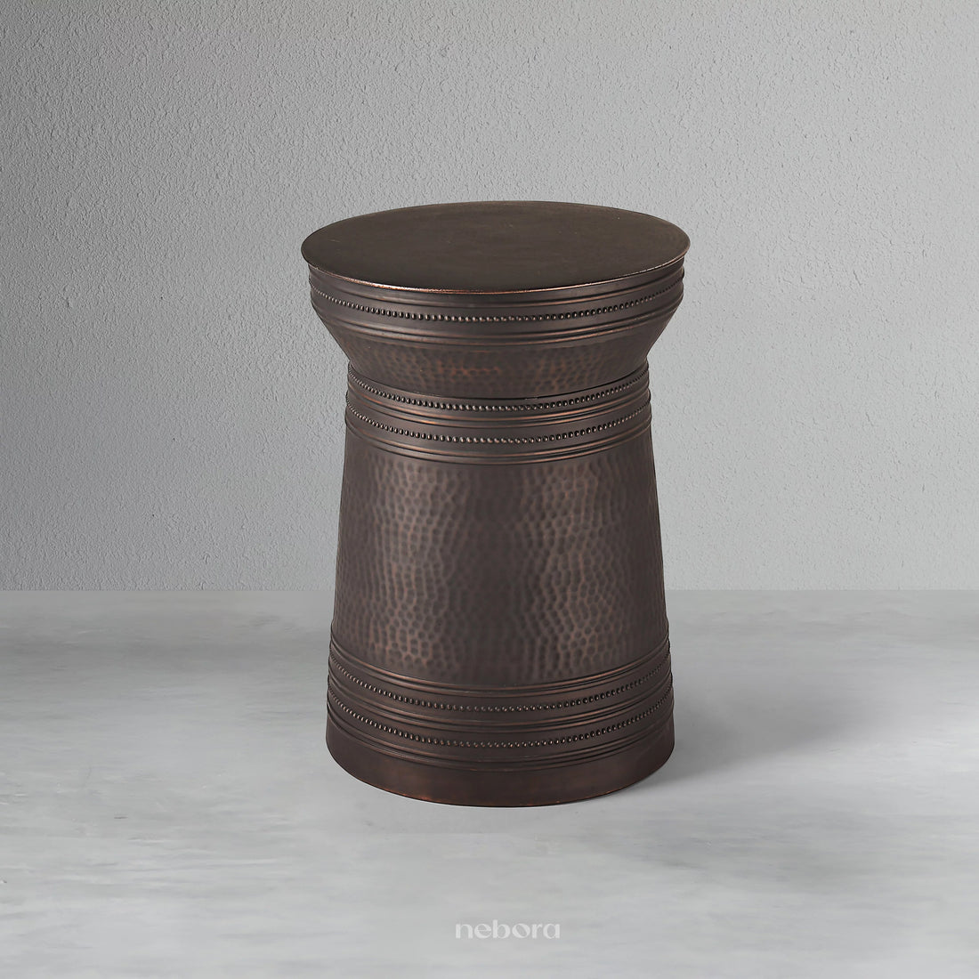 Ravenna Metal Drum Side Table