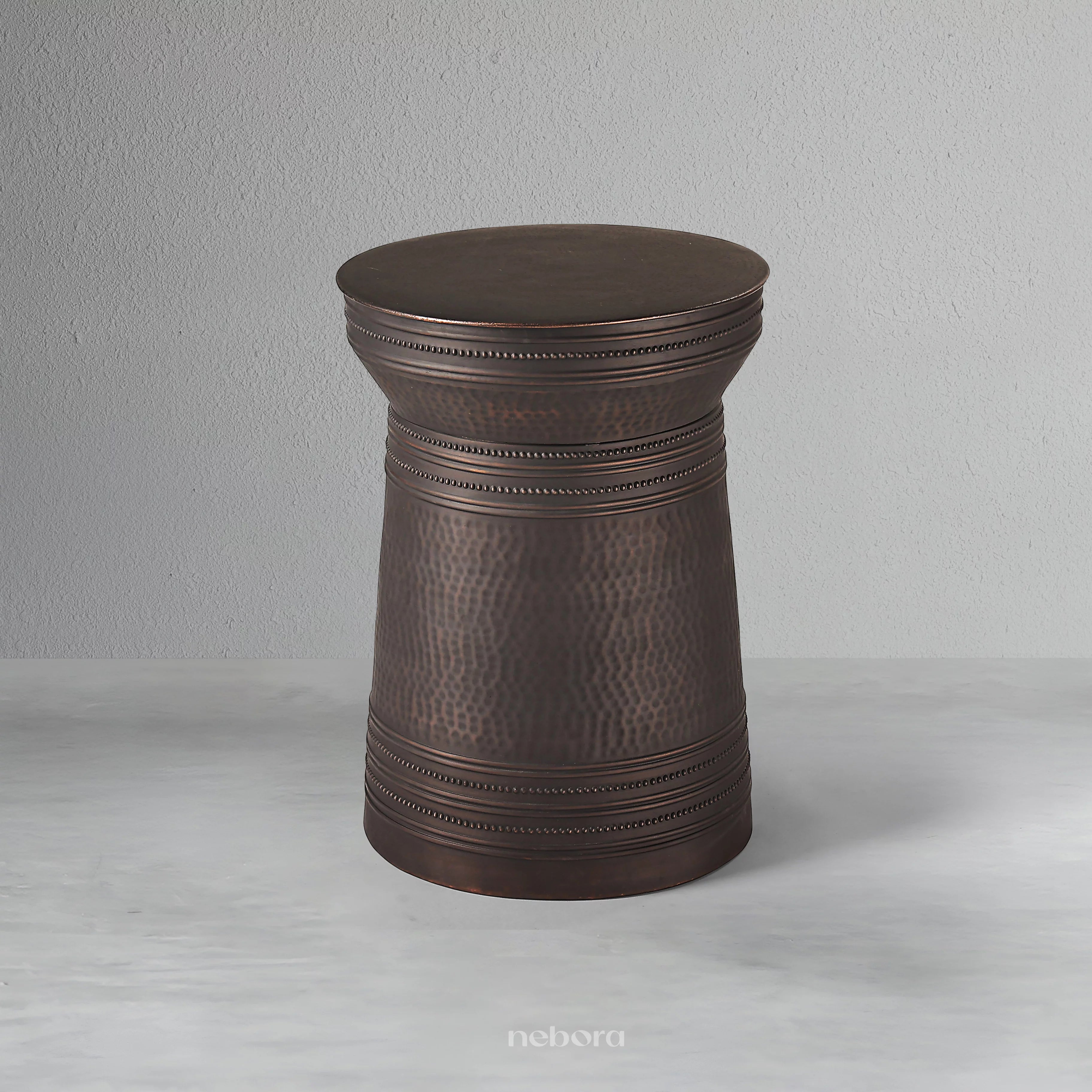 Ravenna Metal Drum Side Table