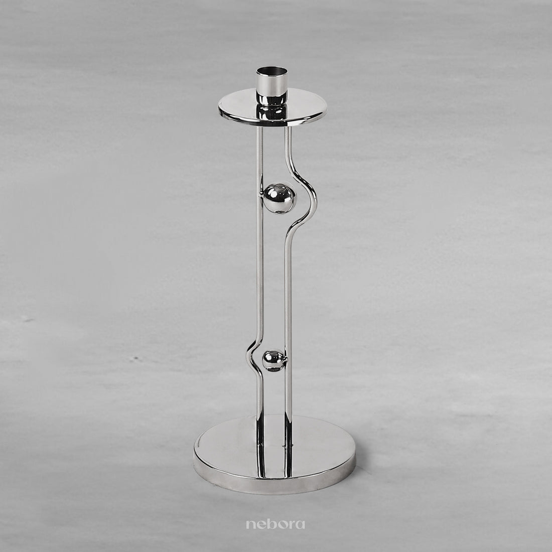 Metal Orb Candle Holder Small