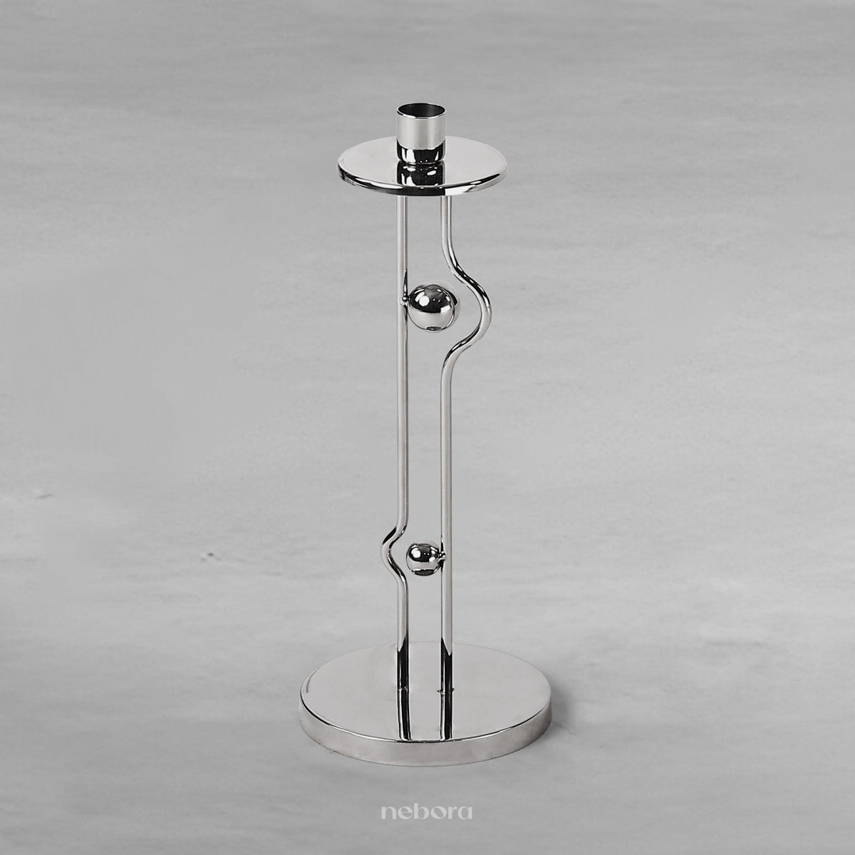 Metal Orb Candle Holder Small