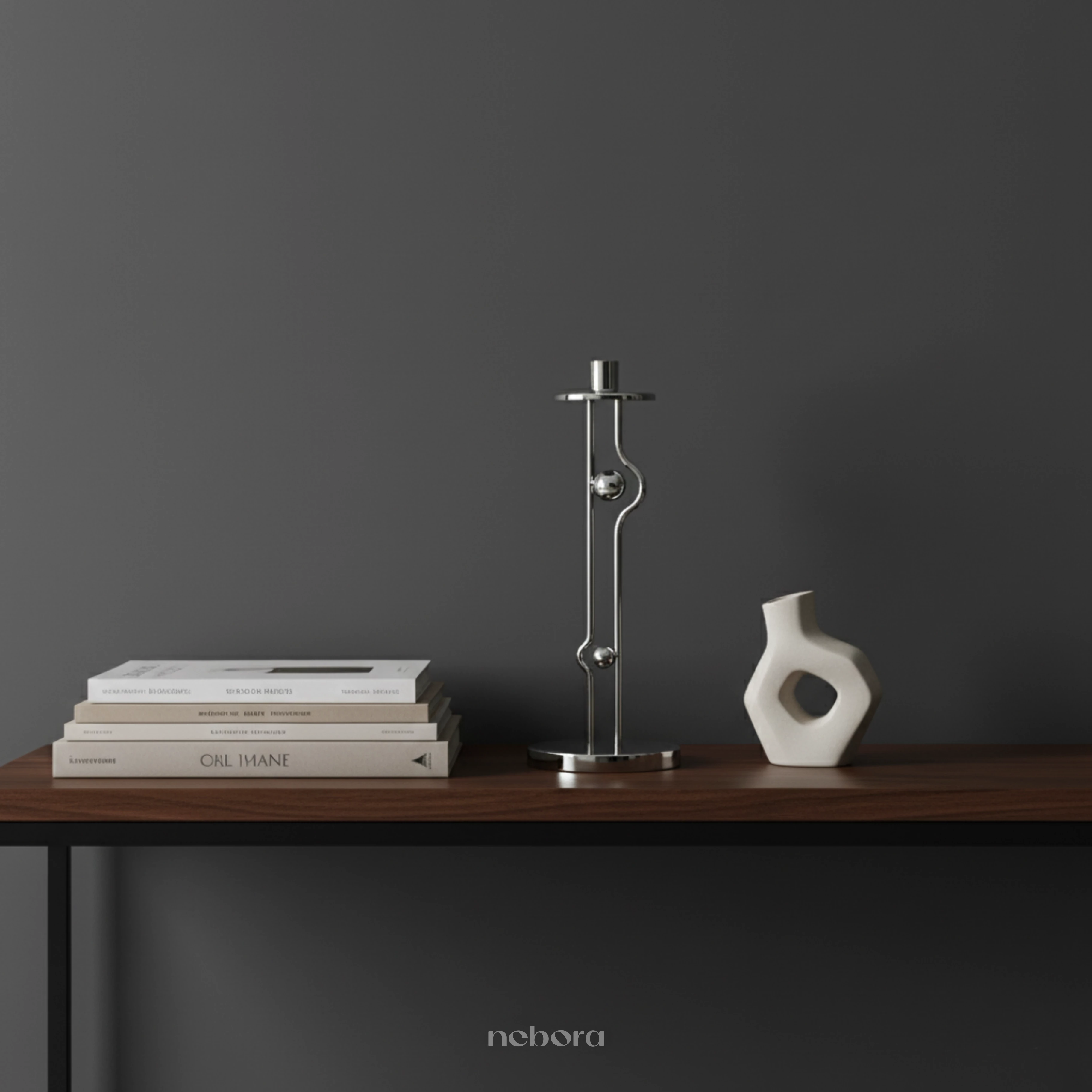 Metal Orb Candle Holder Small