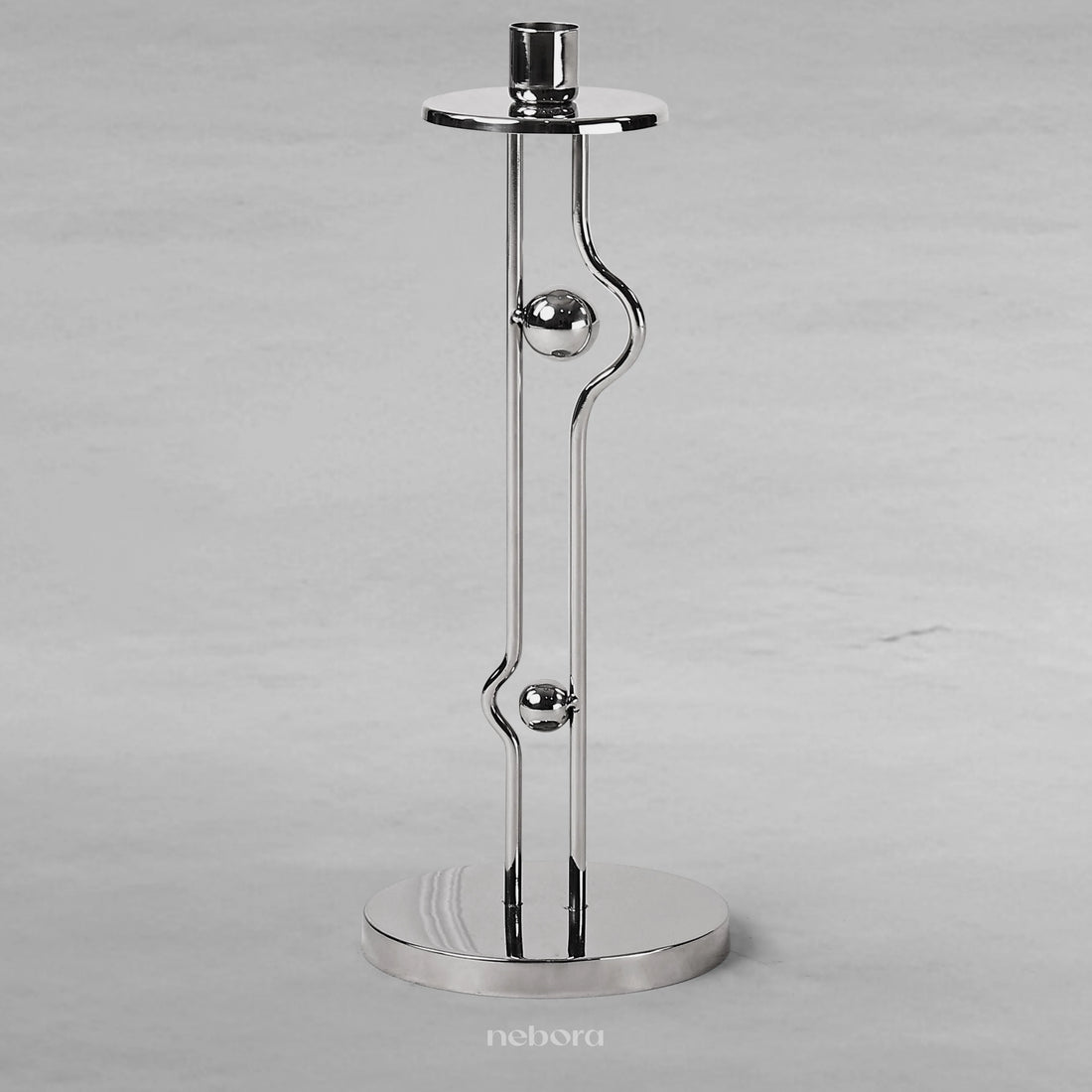 Metal Orb Candle Holder Small