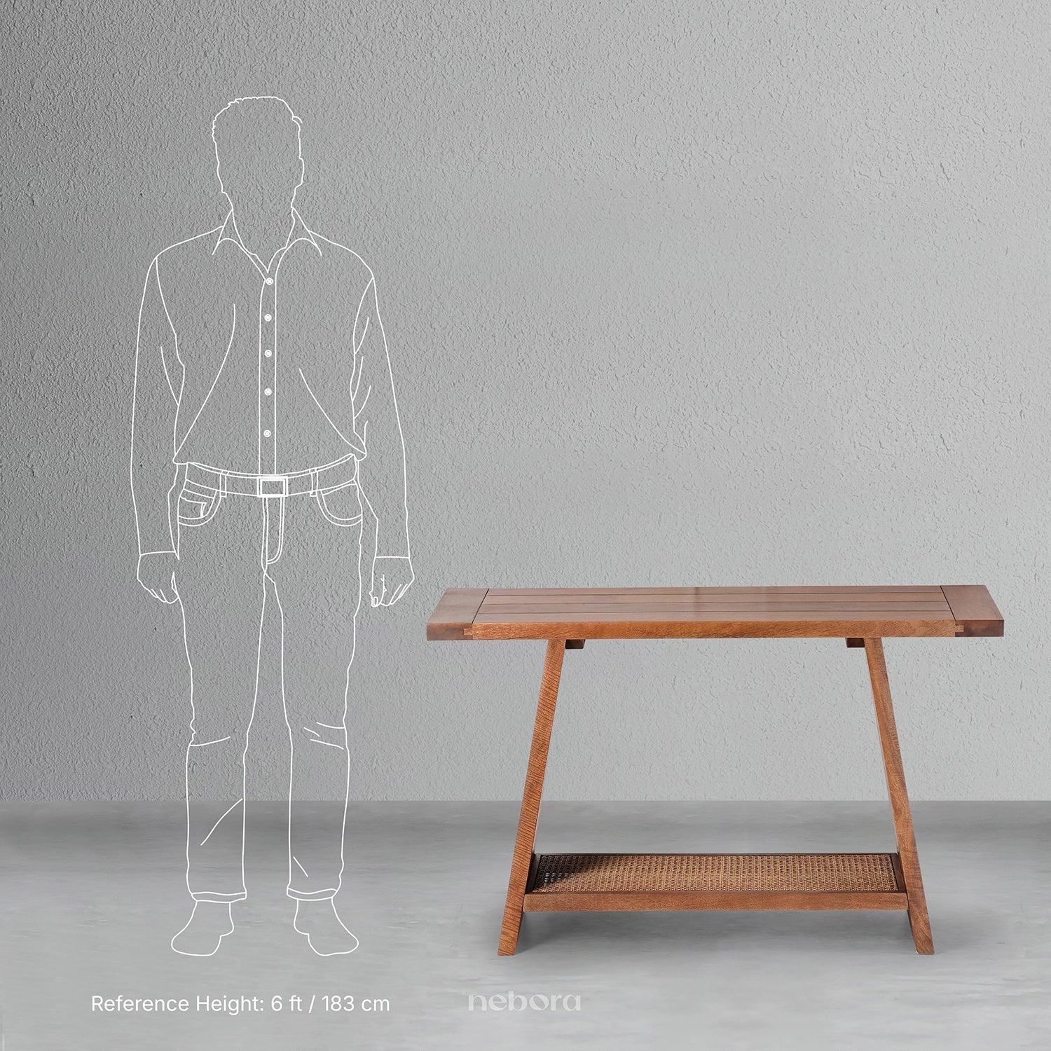 Cane Hearth Console | Consoles - Nebora