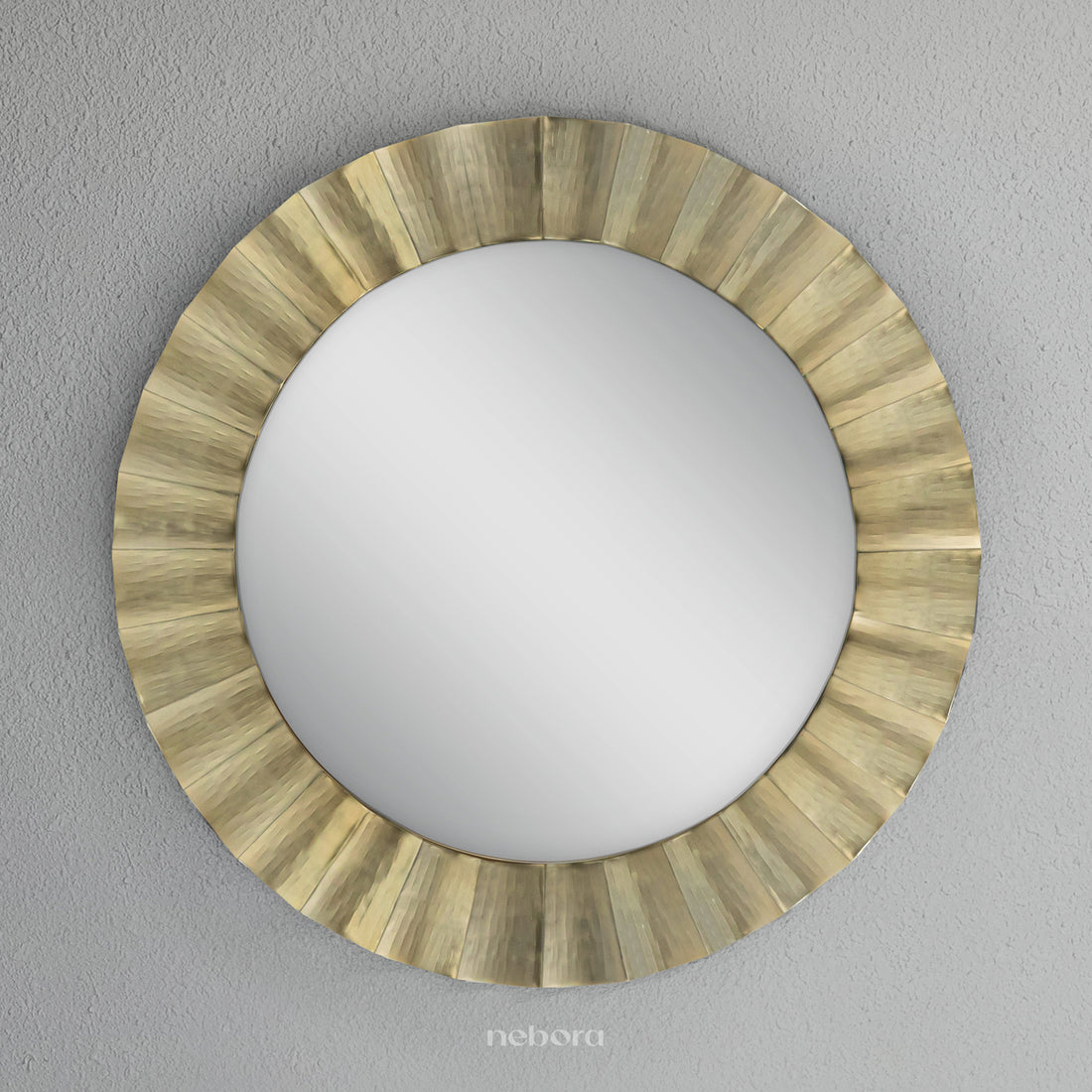 Golden Ripple Mirror