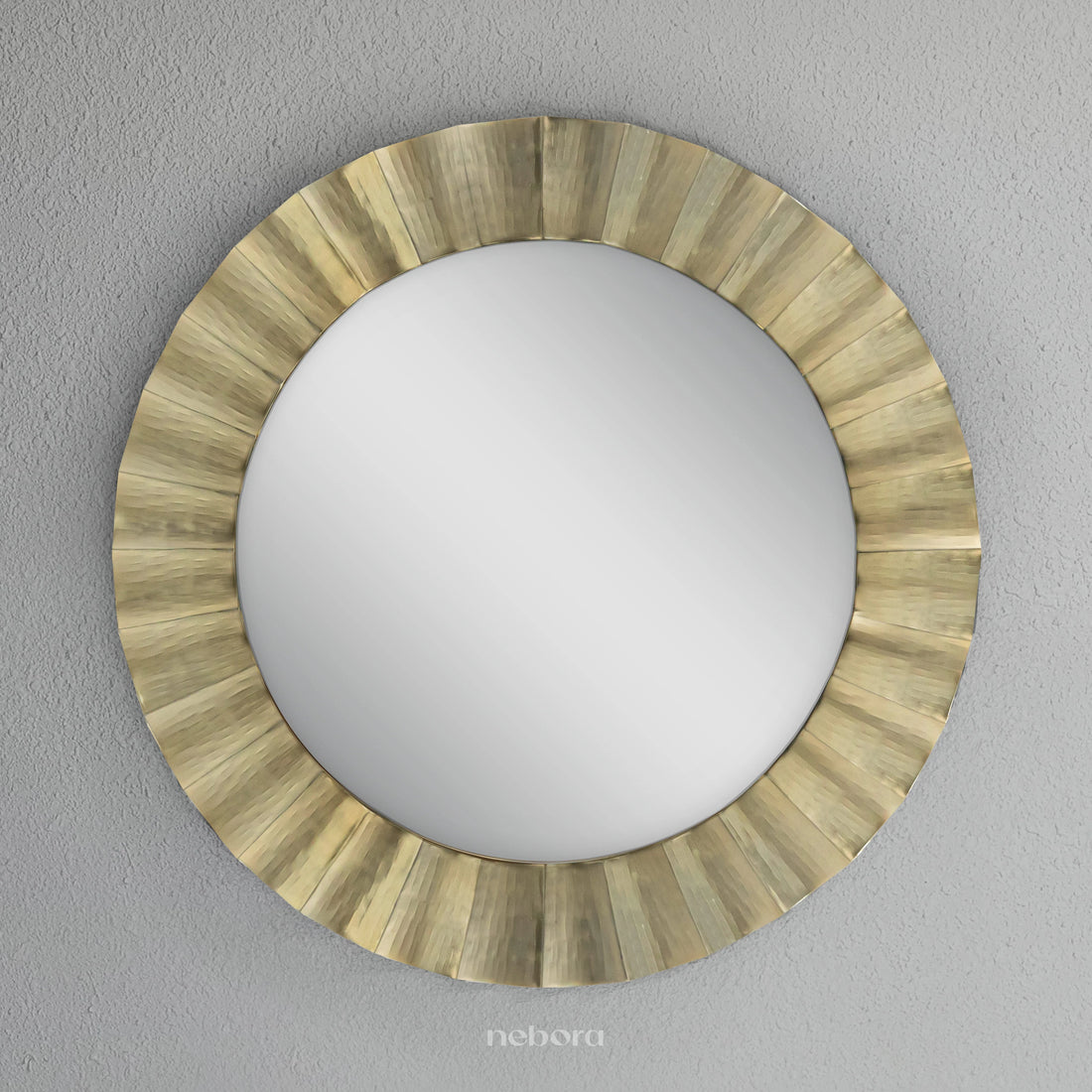 Golden Ripple Mirror