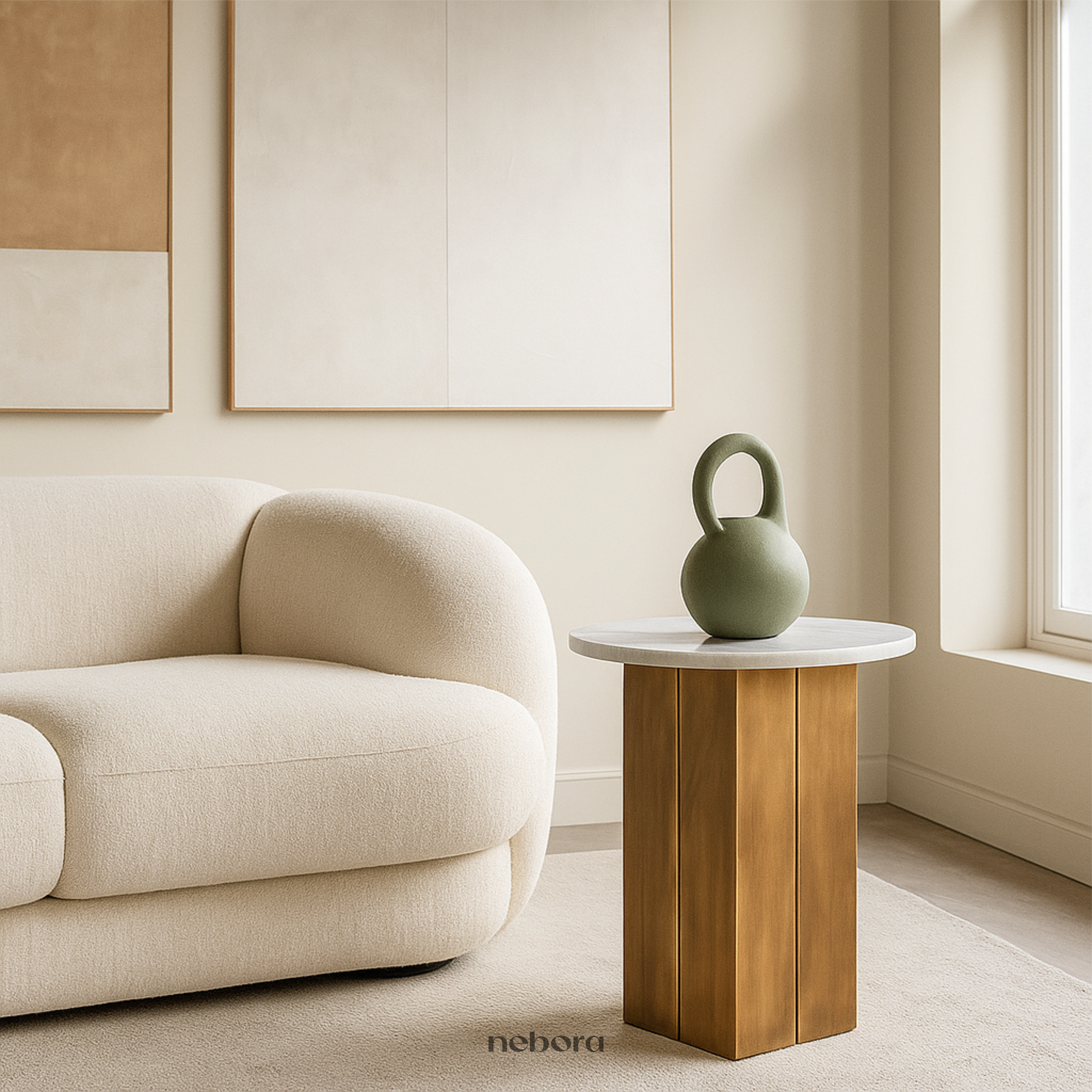 Aurum Marble Side Table