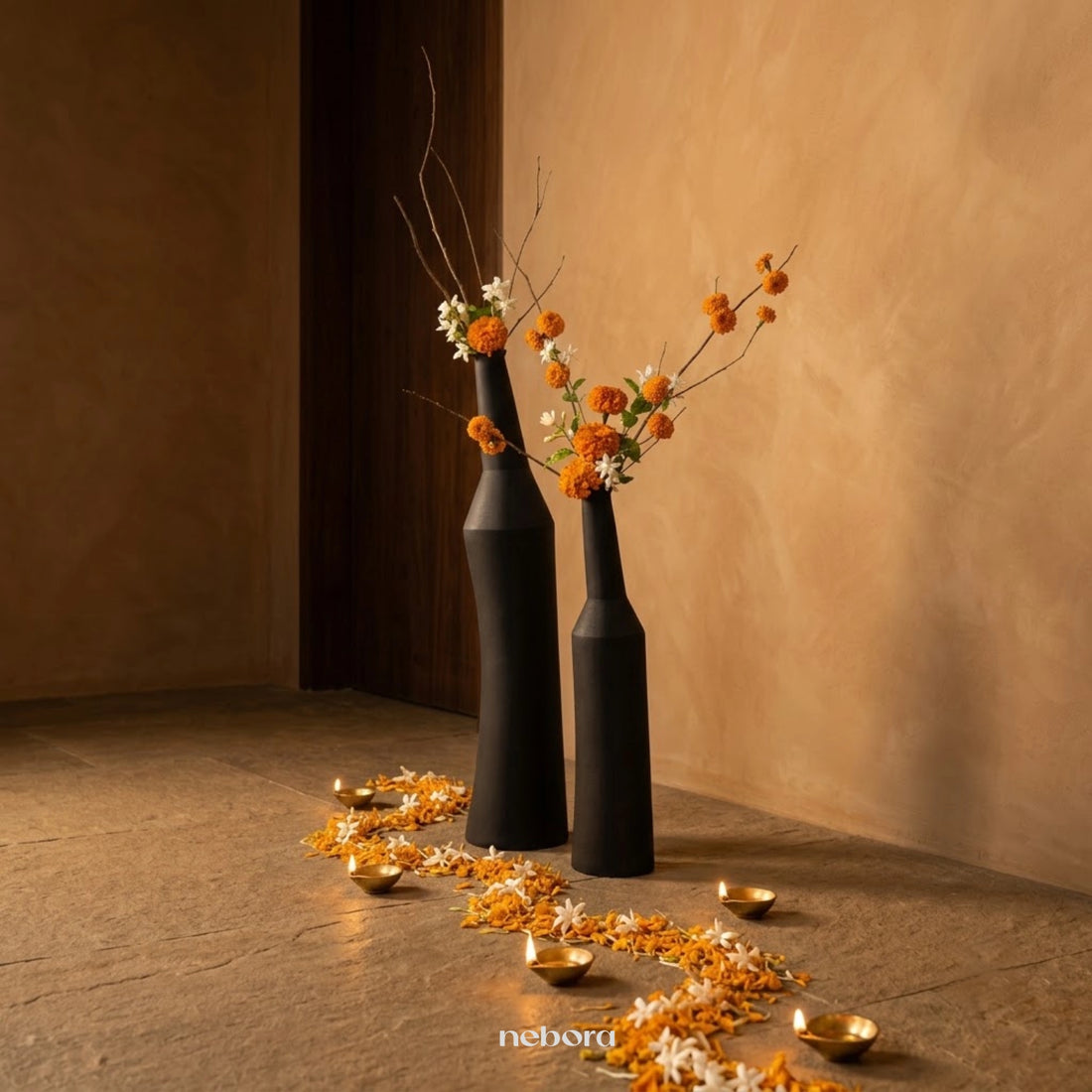 Onyx Vase Set/2 | Vases - Nebora