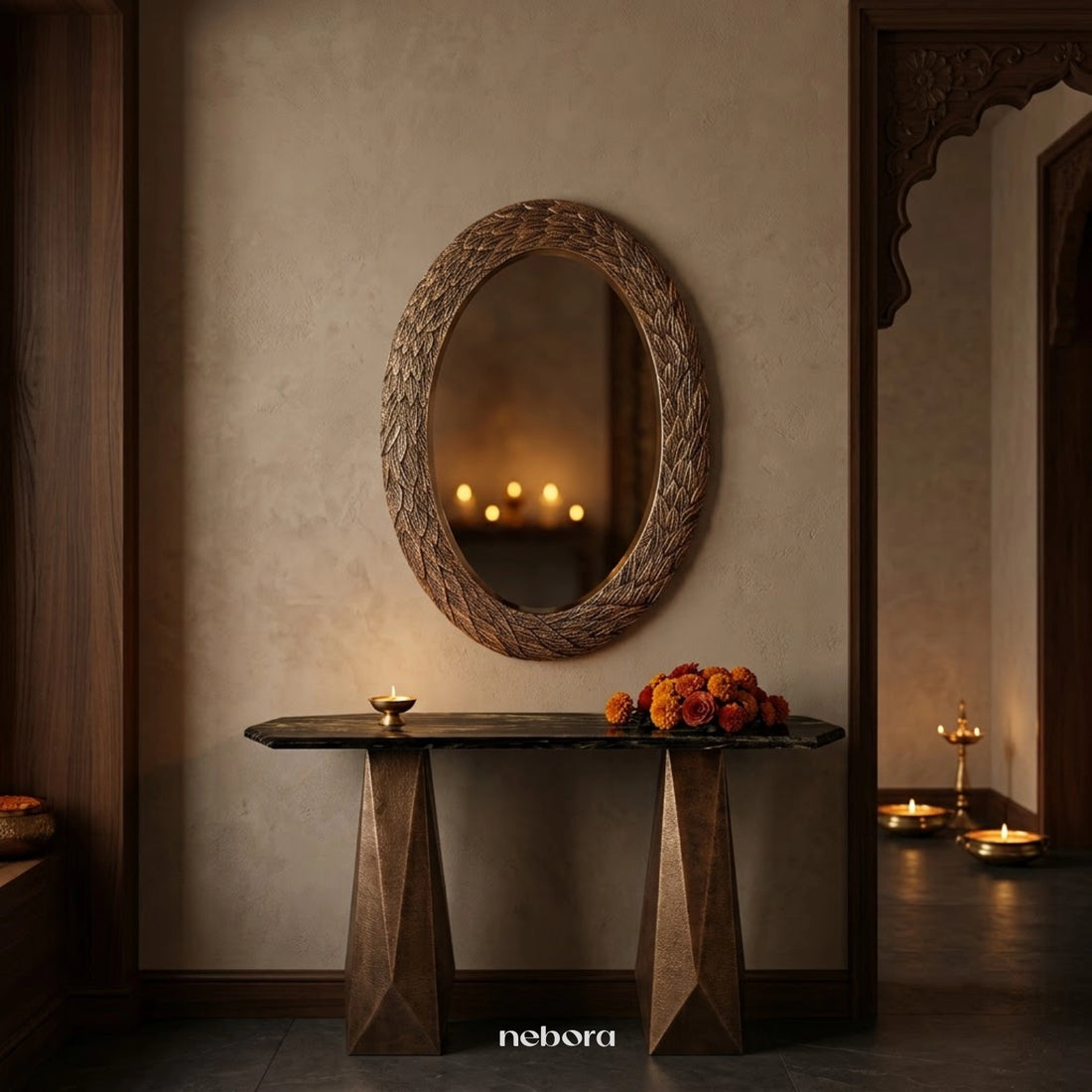 Sterling Oval Mirror | Wall Mirrors - Nebora