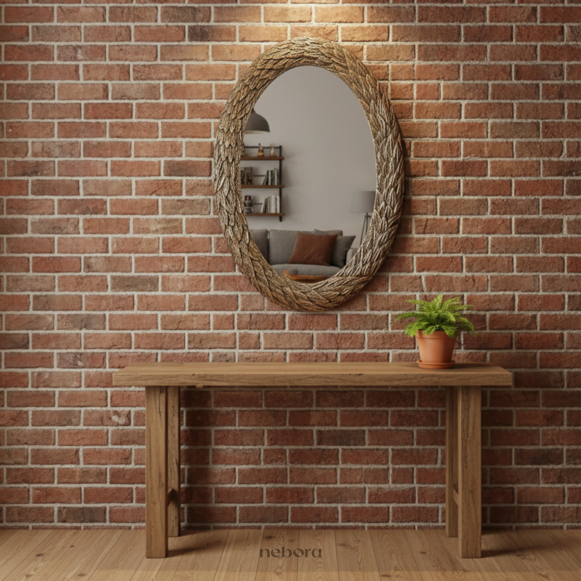 Sterling Oval Mirror | Wall Mirrors - Nebora
