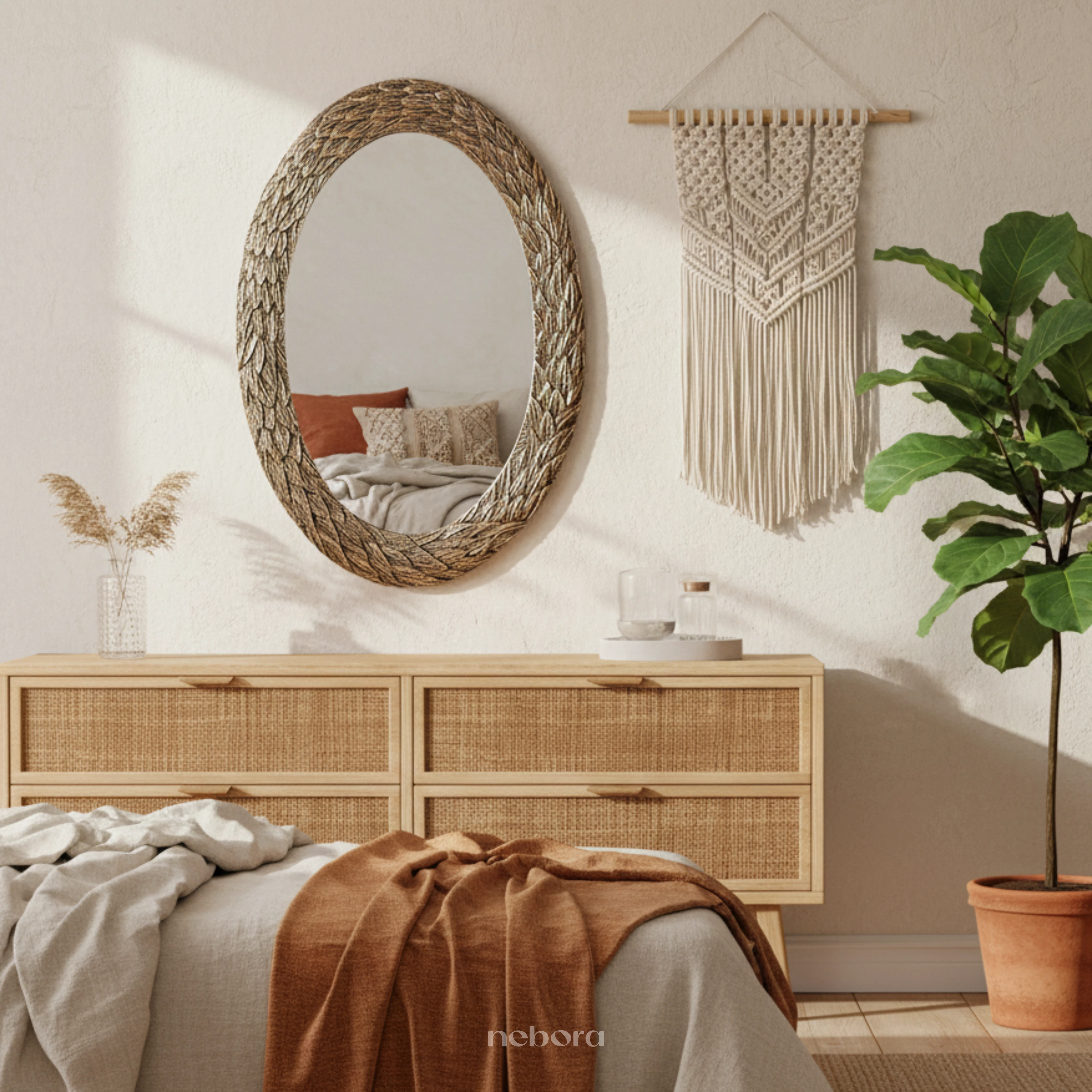 Sterling Oval Mirror | Wall Mirrors - Nebora