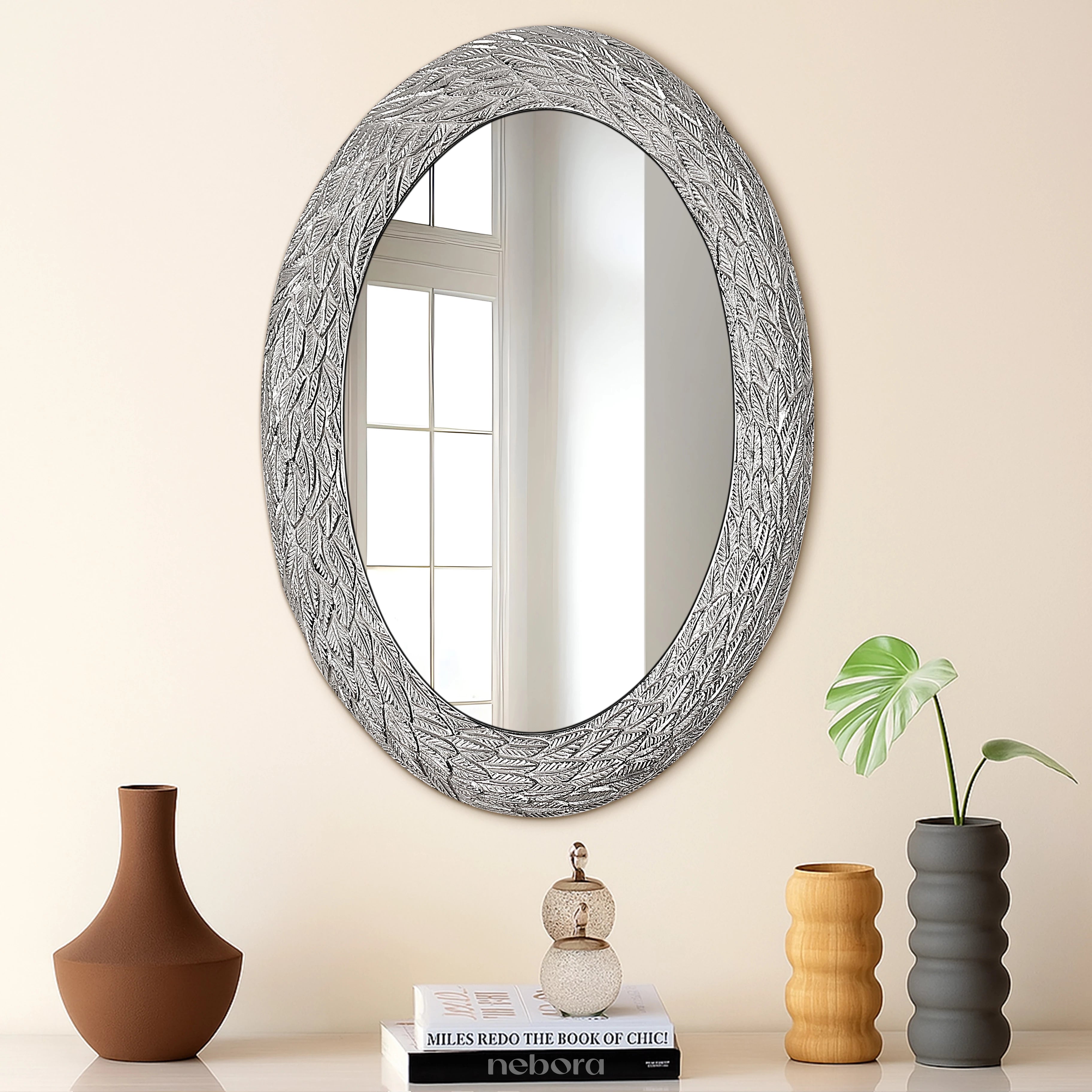 Sterling Oval Mirror