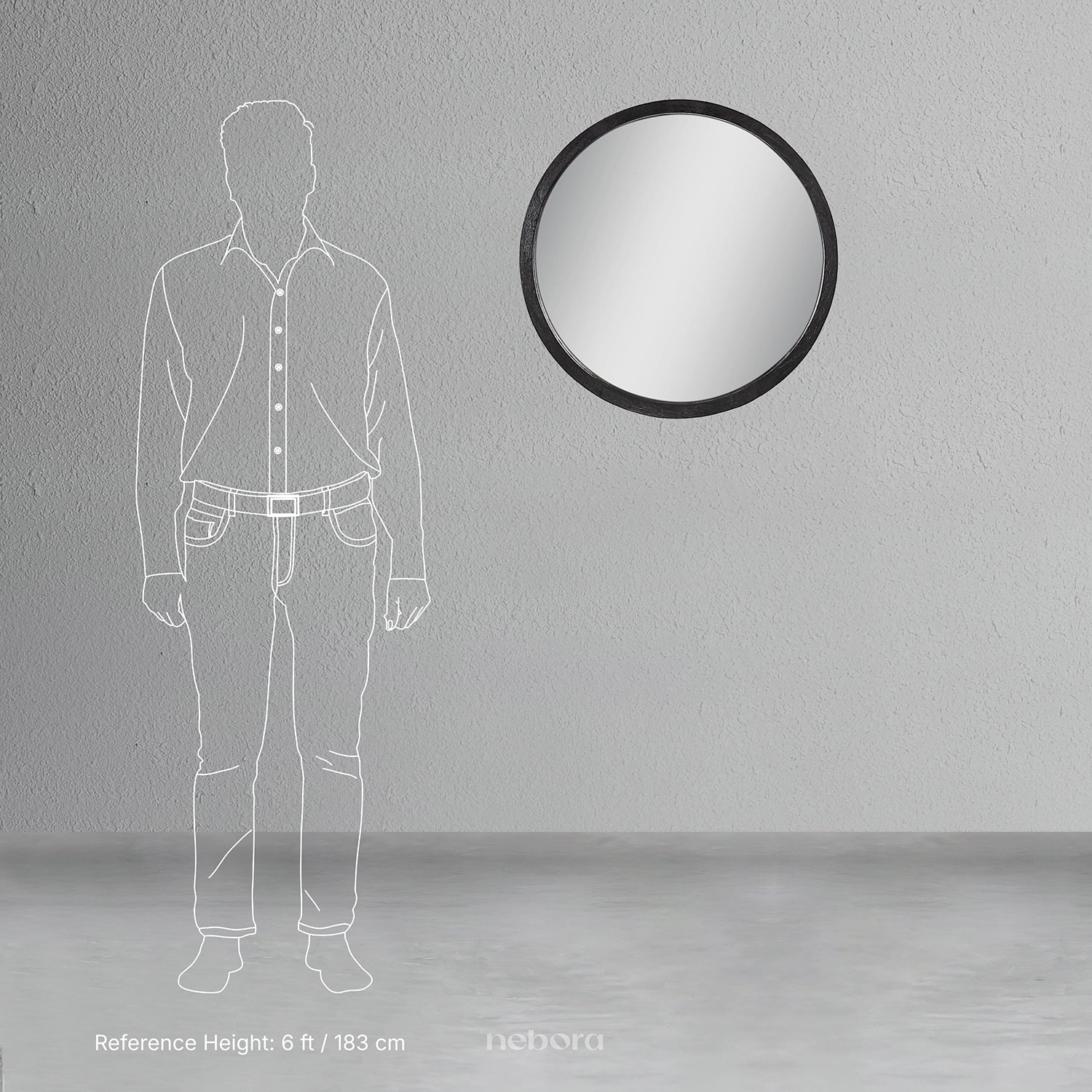 Orion Wall Mirror | Wall Mirrors - Nebora