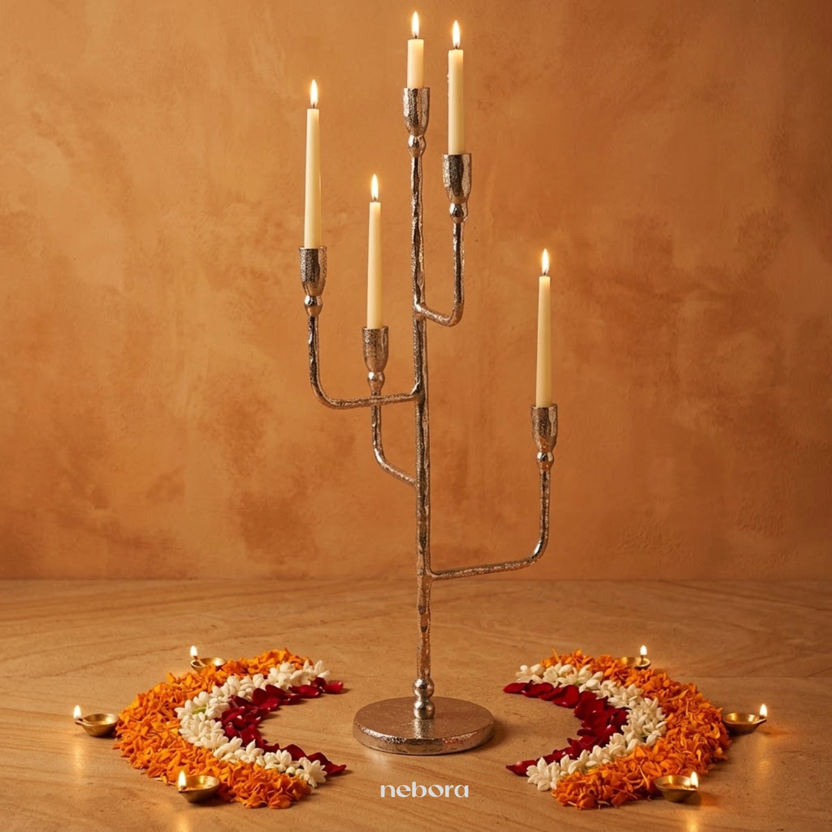 Arbor Candle Abrum | Lanterns & Candle Holders - Nebora