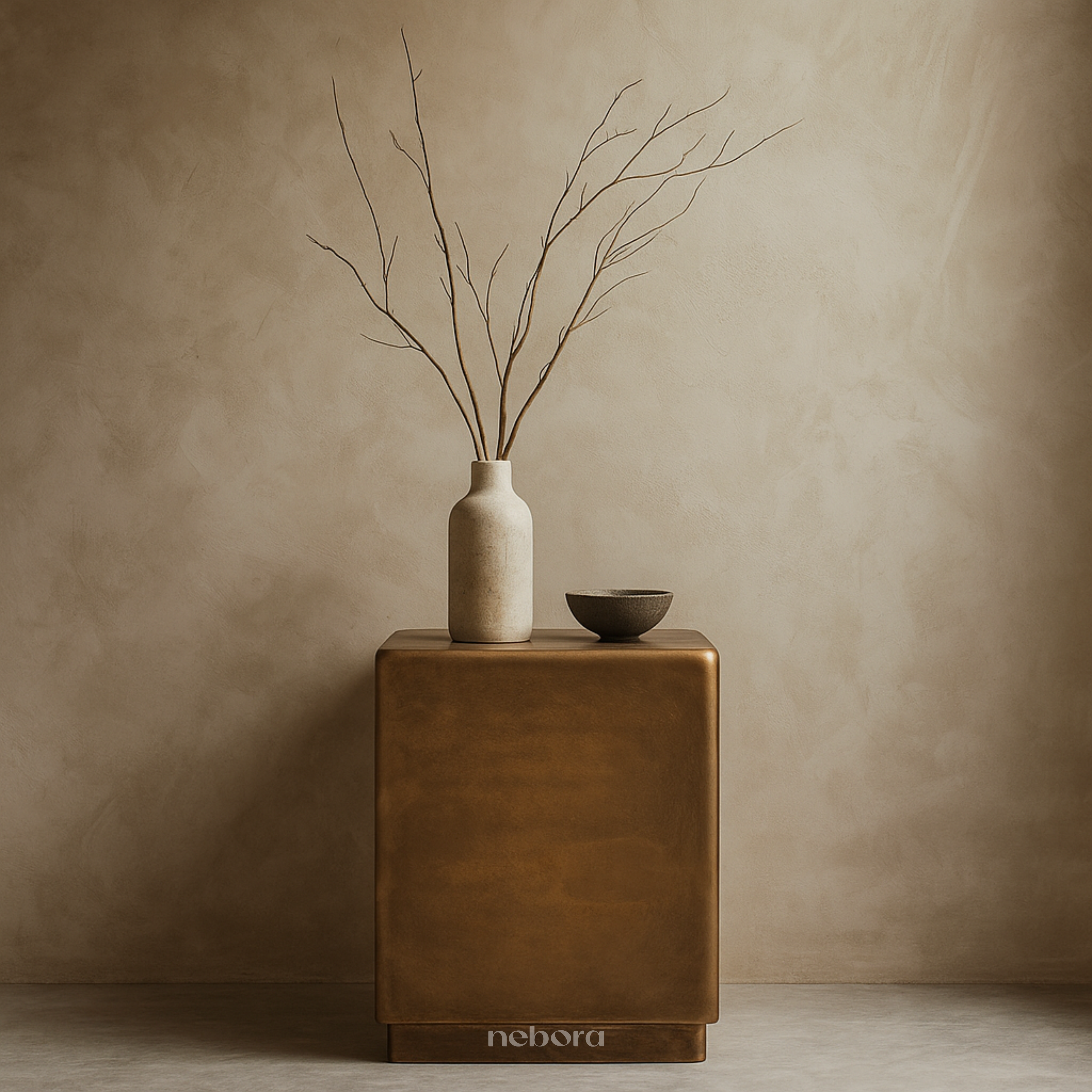 Forged Block Side Table