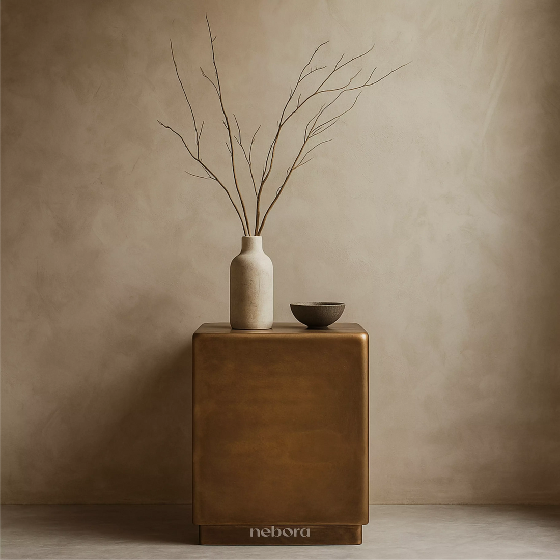 Forged Block Side Table | Side Tables - Nebora