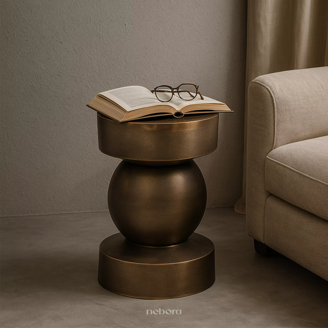 Kinetic Spindle Side Table | Side Tables - Nebora