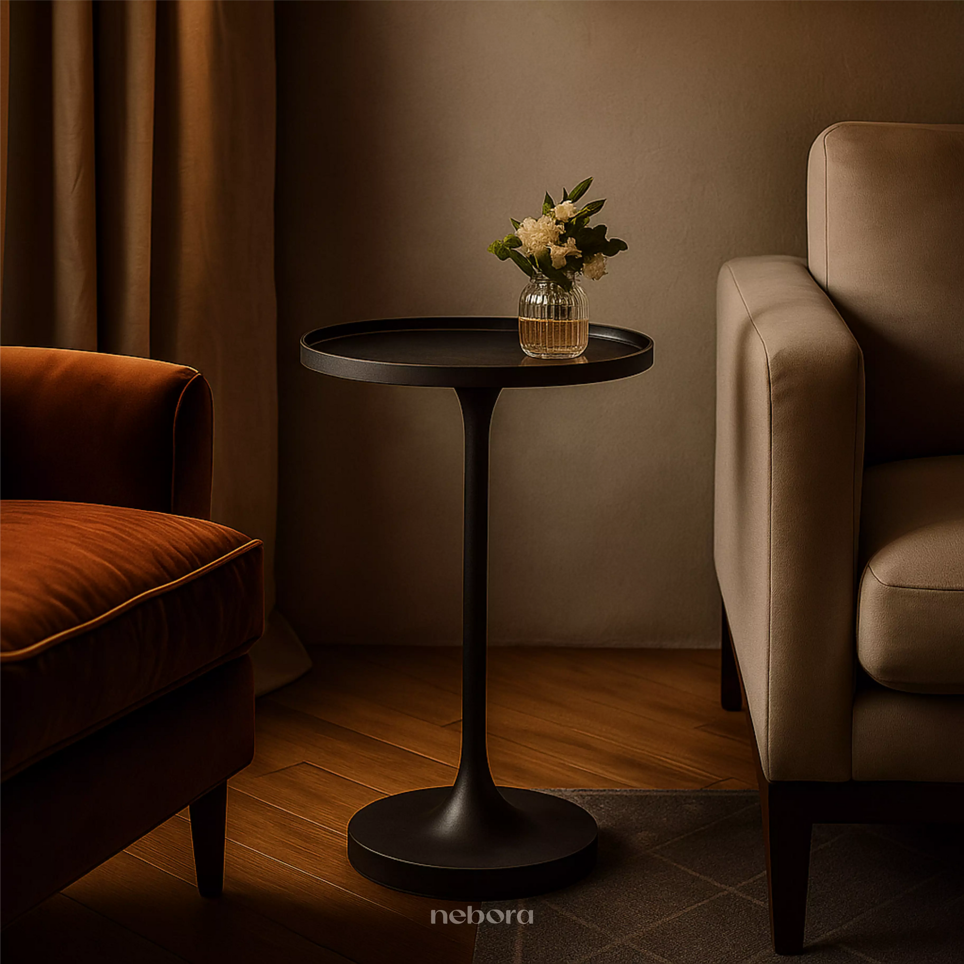 Oxidized Drink Table | Side Tables - Nebora