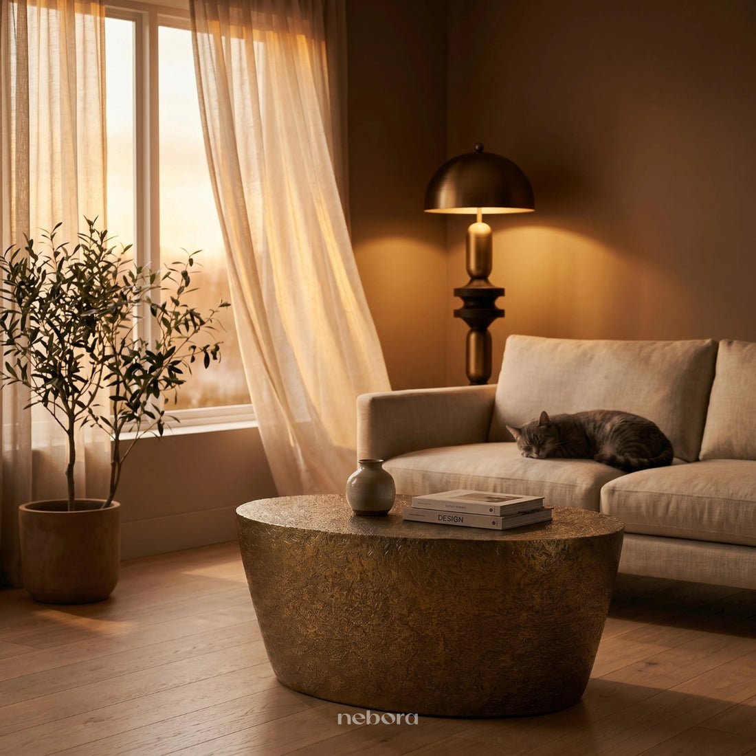 Grotto Drum Table | Coffee Tables - Nebora