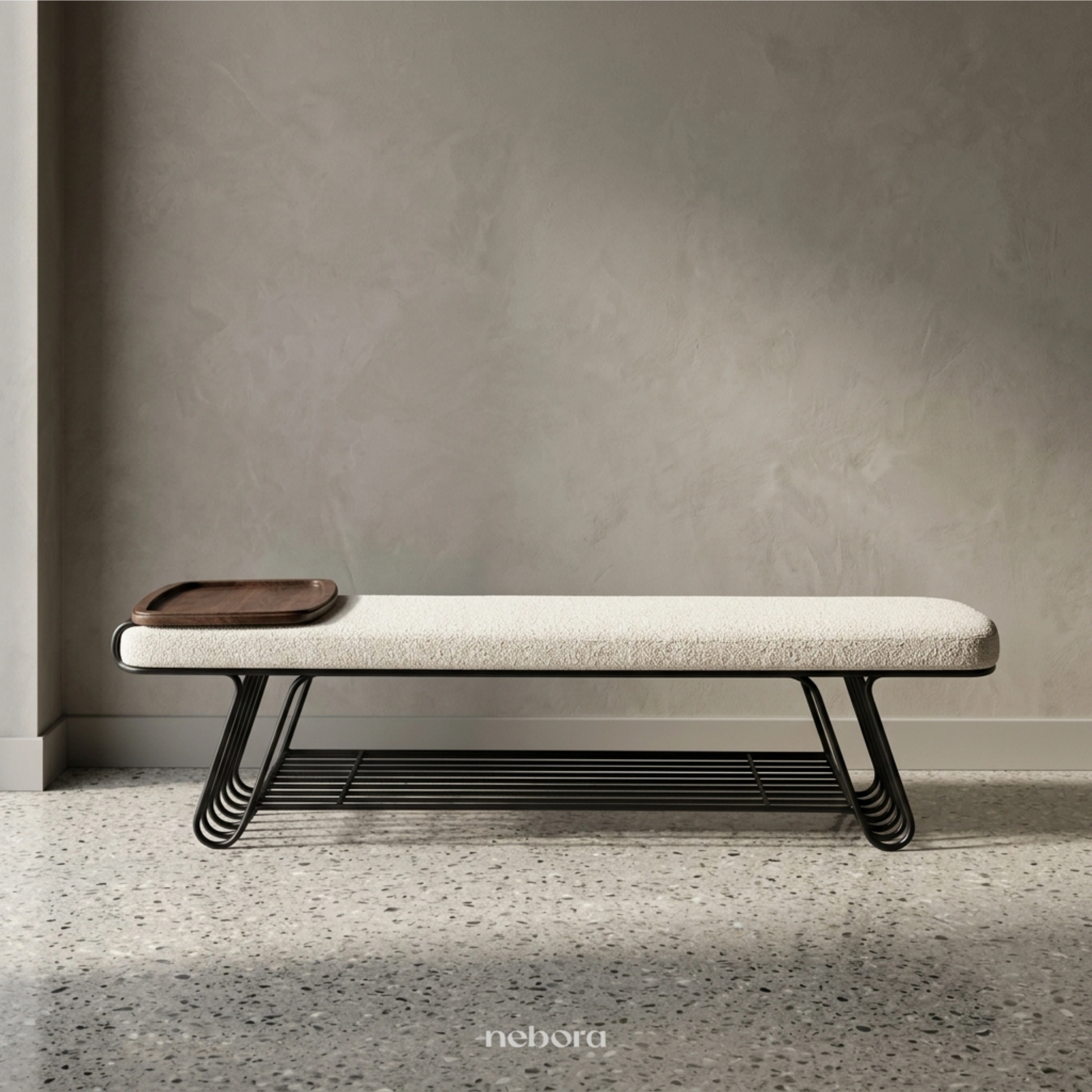 Axis Bench Black | Benches - Nebora