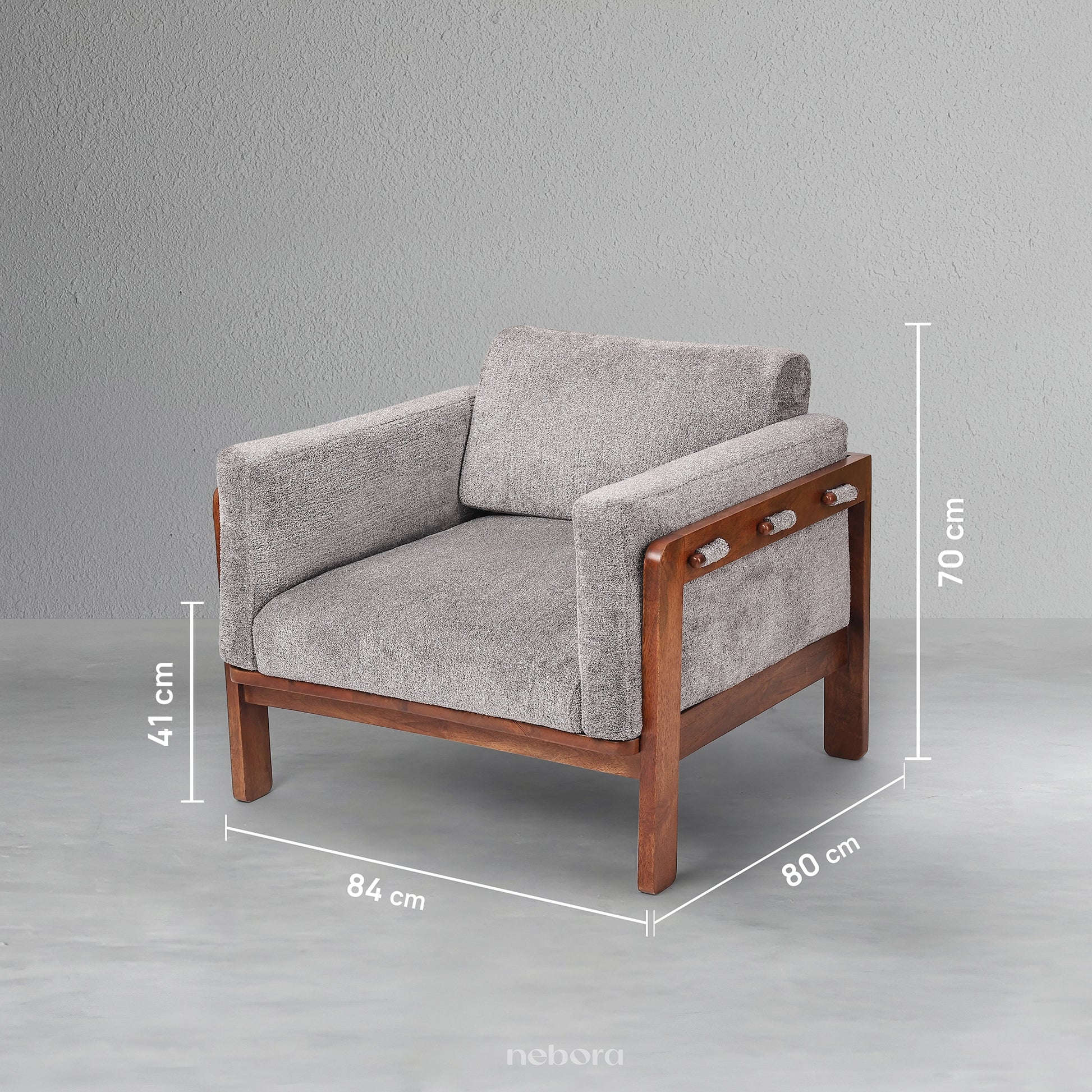 Siena Single Seater Sofa | Sofas - Nebora