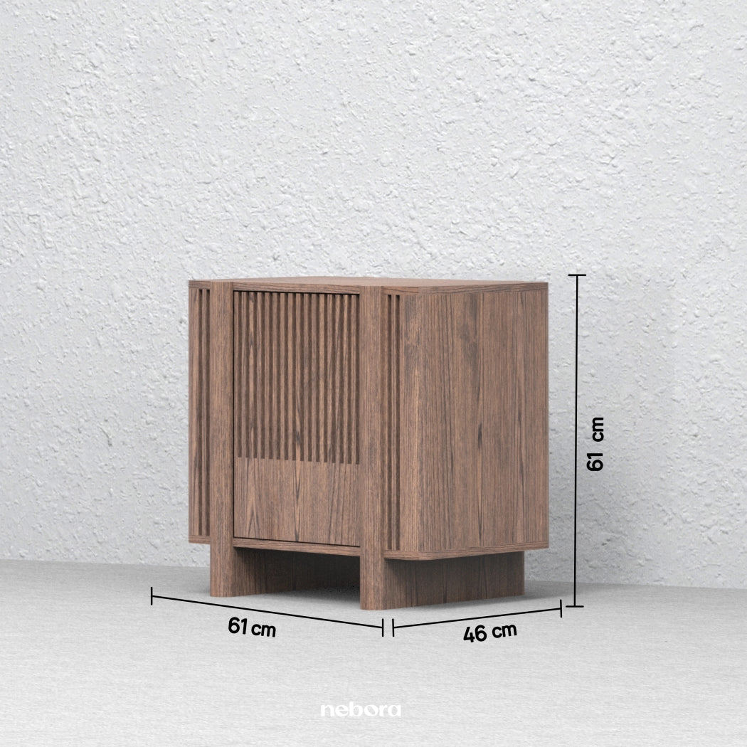Stria Night Stand | Bedside Tables - Nebora