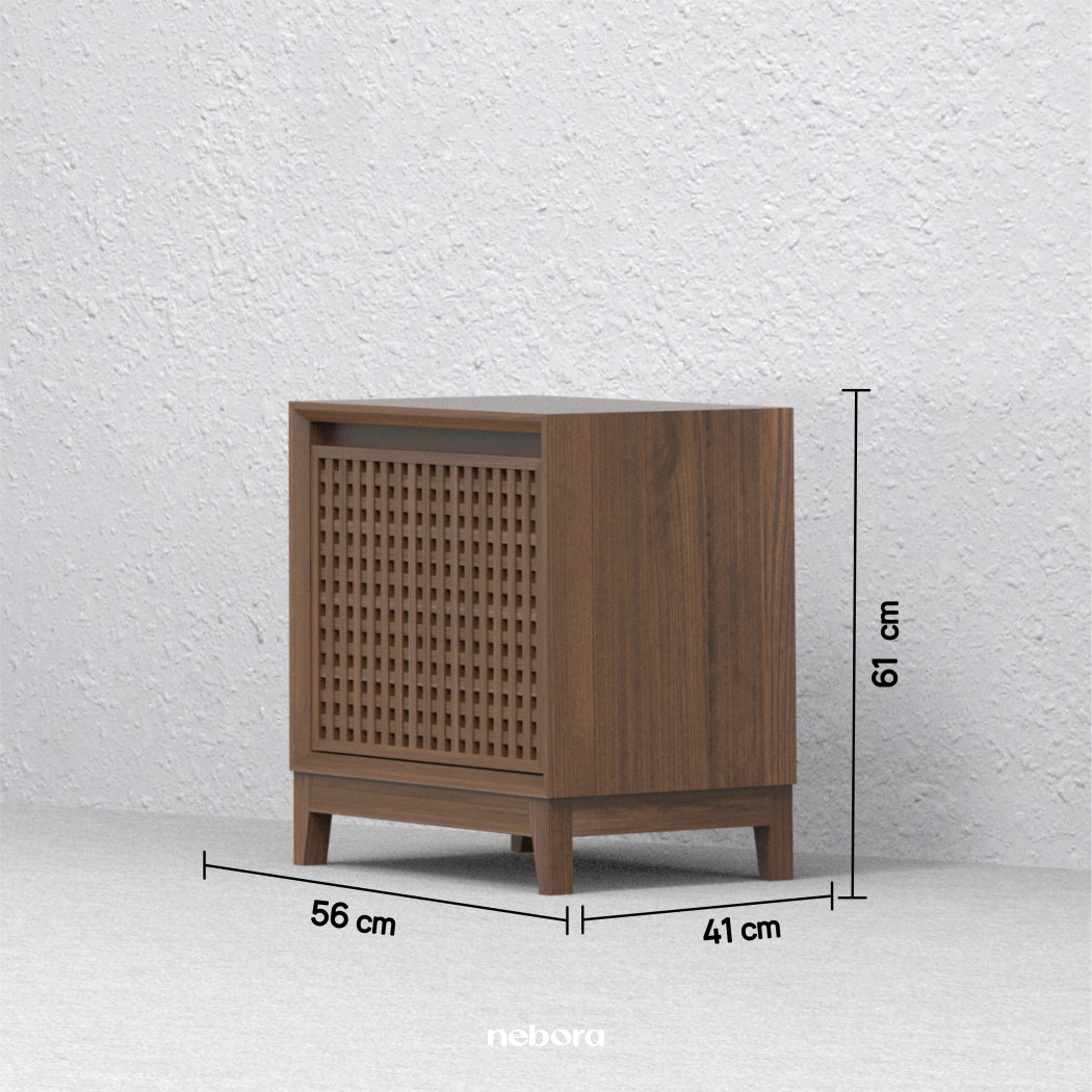 Lattice Nightstand | Bedside Tables - Nebora
