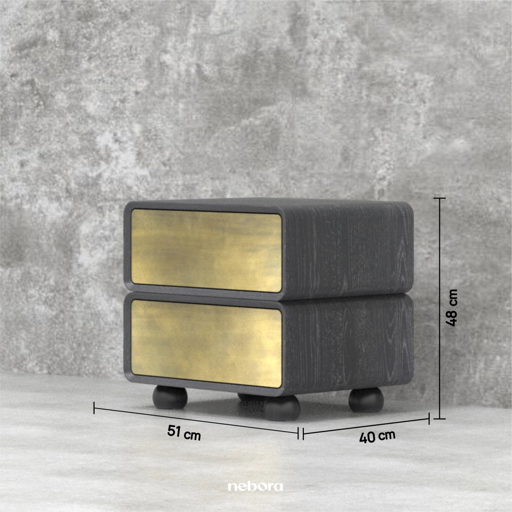 Bron Night Stand | Bedside Tables - Nebora