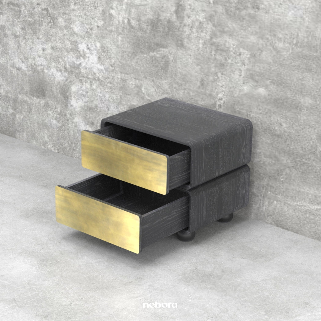 Bron Night Stand | Bedside Tables - Nebora