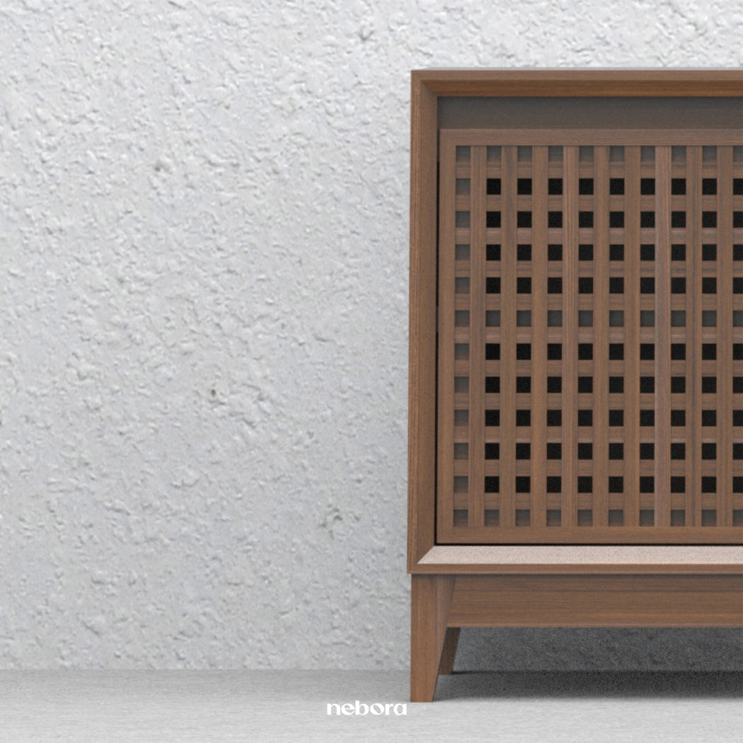 Lattice Nightstand | Bedside Tables - Nebora