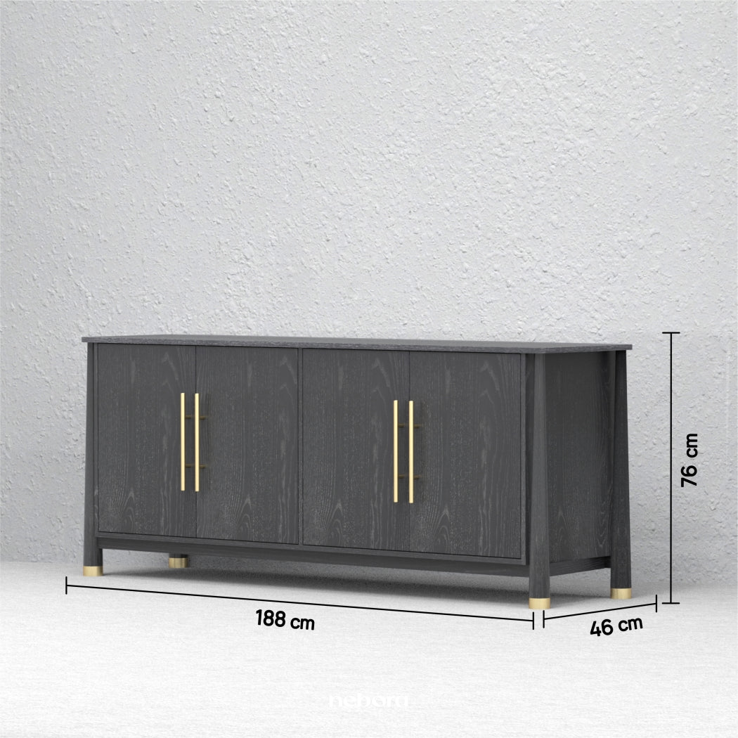 Noir Curator Sideboard | Side Boards - Nebora