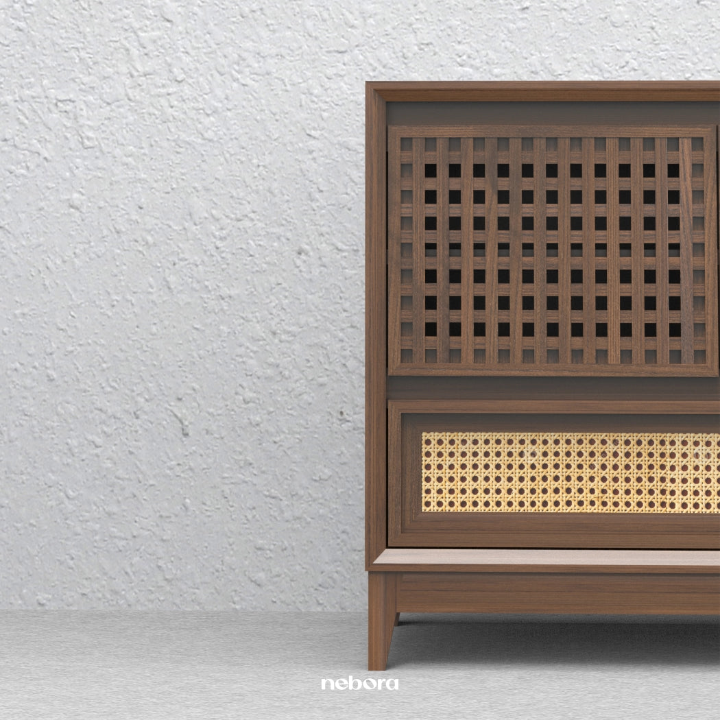 Lattice Small Chest Console | Chest Consoles - Nebora