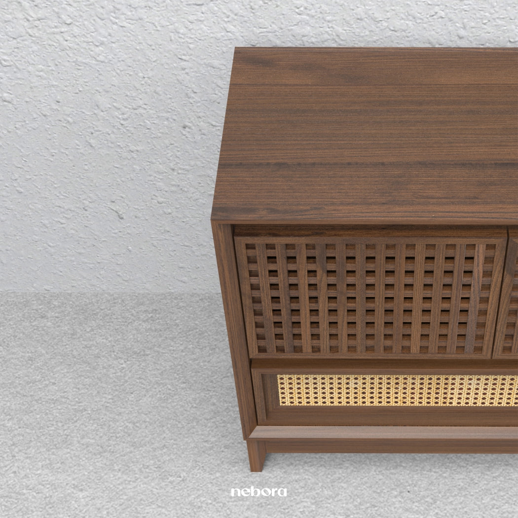 Lattice Small Chest Console | Chest Consoles - Nebora