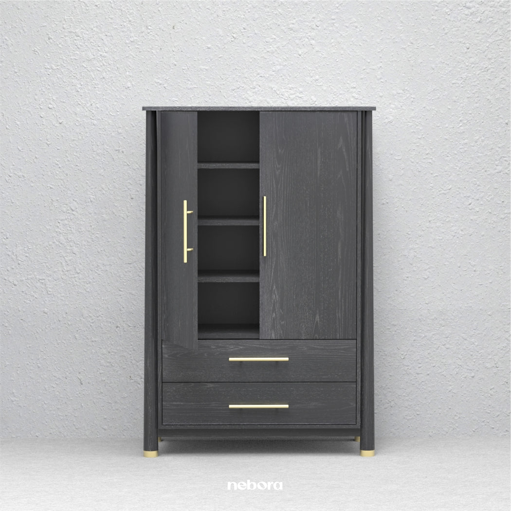 Noir Curator Cabinet | Cabinets - Nebora